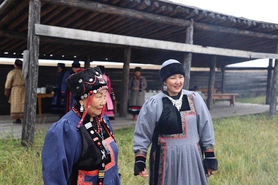 Сьемки обряда "Нэрэтэй мяхан" в Баяндаевском районе